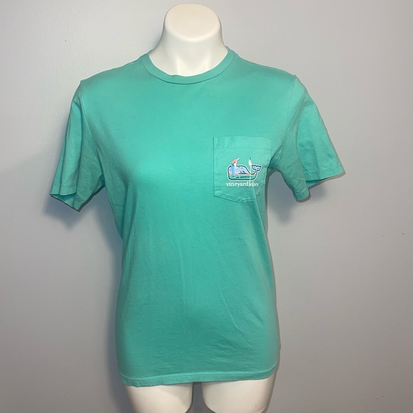 Vineyard Vines Beach Golf Whale Fill Short-Sleeve Pocket Tee. Size XS. - Picture 1 of 9